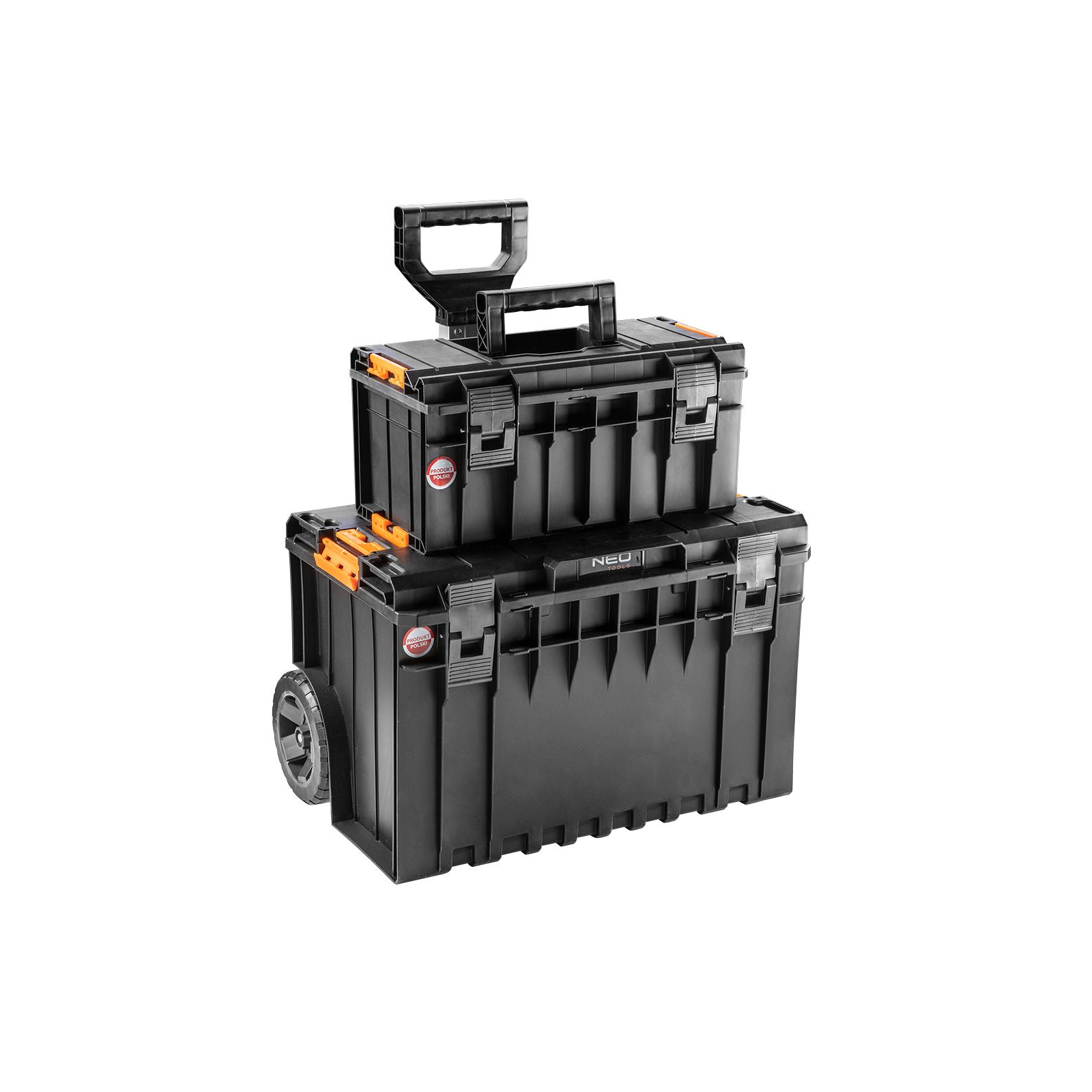 Ящик для инструментов Neo Tools модульная система, на колесах, 2 модуля (84-276)