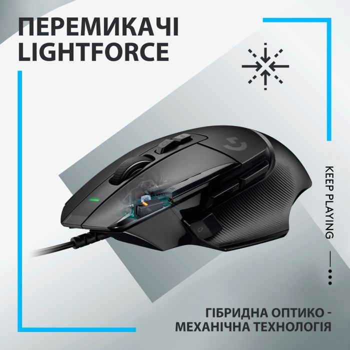 Мышка Logitech G502 X USB White (910-006146) изображение 2