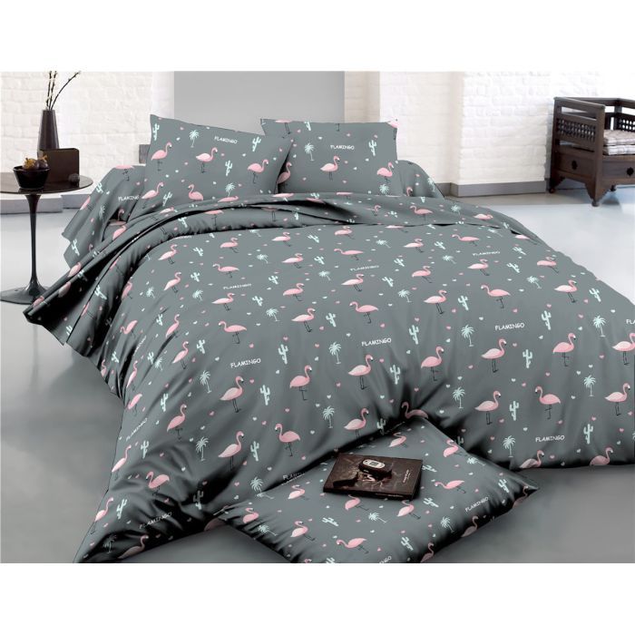 Постельное белье MirSon Сатин 22-1289-1 Flamingo 160х220 (2200004110110)
