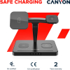 Зарядний пристрій Canyon WS-404 4in1 Wireless charger (CNS-WCS404B) зображення 5