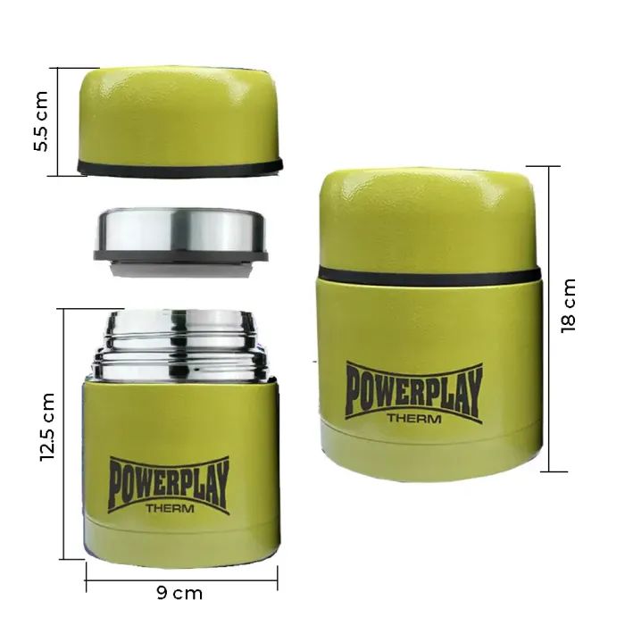 Термос PowerPlay Пищевой 9003 500ml Yellow (PP_9003_500ml_Yellow) изображение 2