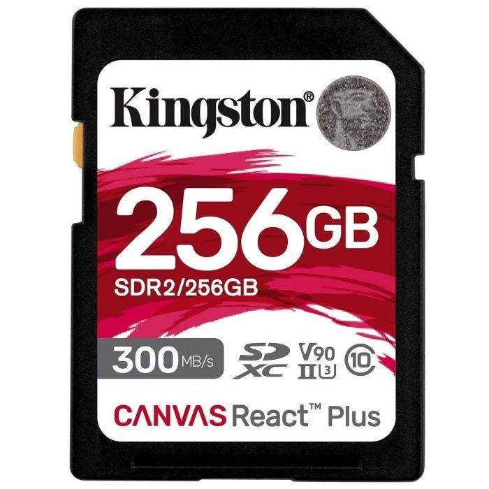 Карта памяти Kingston 64GB class 10 UHS-II U3 Canvas React Plus (SDR2/64GB)
