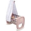 Игровой набор Smoby Toys Колыбель Baby Nurse с балдахином Серо-розовая (220373)