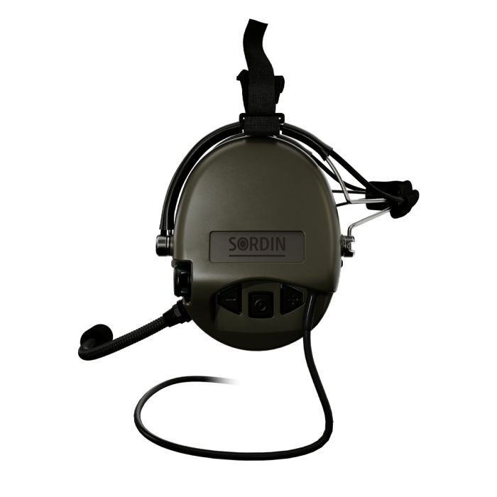 Наушники для стрельбы Sordin Supreme MIL CC Neckband Green PVC (76332-06-S) изображение 4