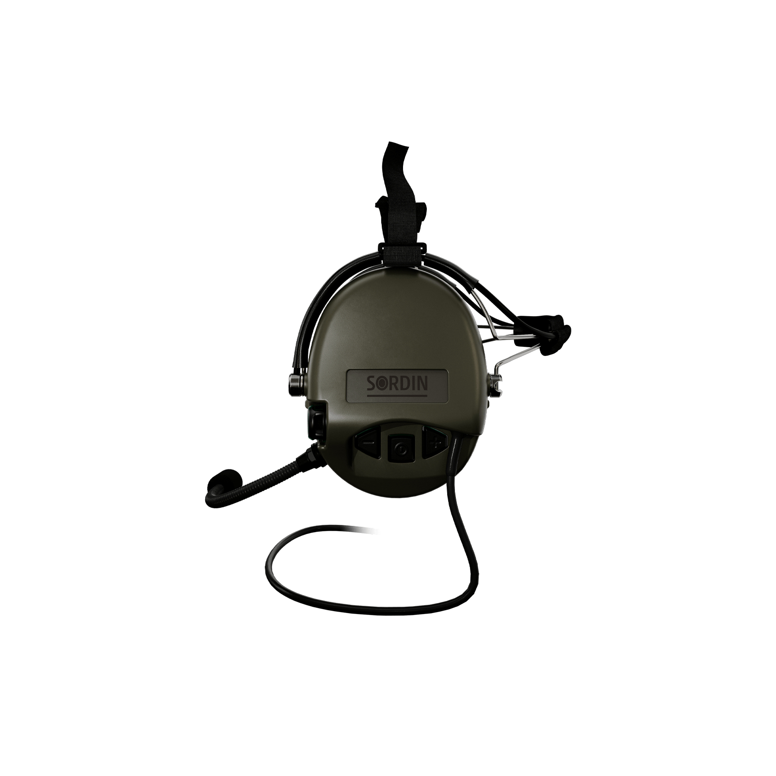 Навушники для стрільби Sordin Supreme MIL CC Neckband Green PVC (76332-06-S) зображення 4