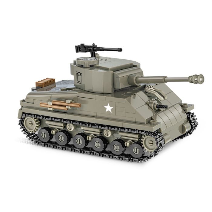 Конструктор Cobi Вторая Мировая Война Танк M4 Шерман, 320 деталей (COBI-2711) изображение 3