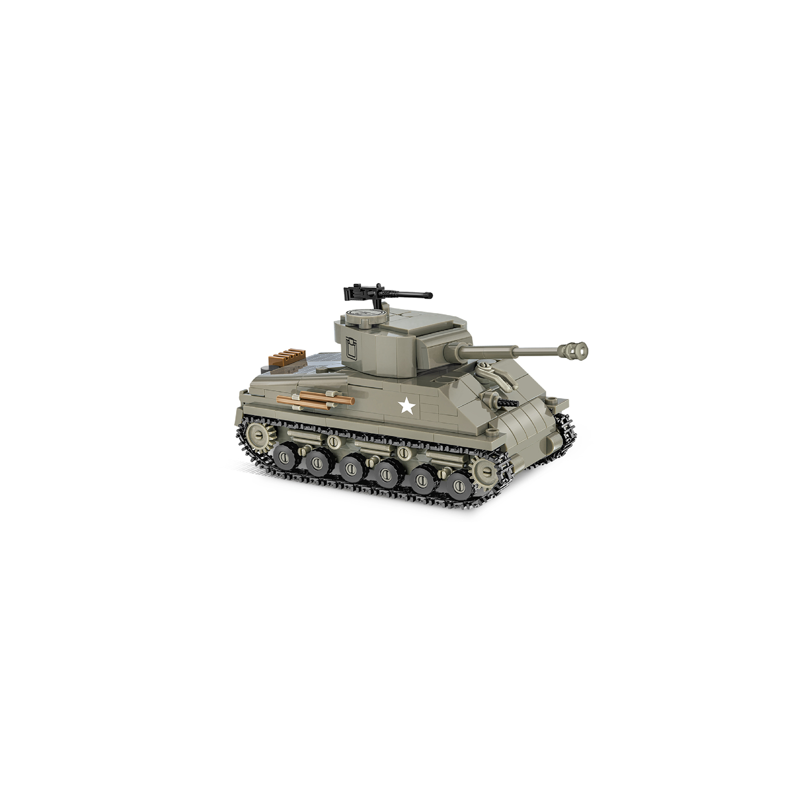 Конструктор Cobi Вторая Мировая Война Танк M4 Шерман, 320 деталей (COBI-2711) изображение 3