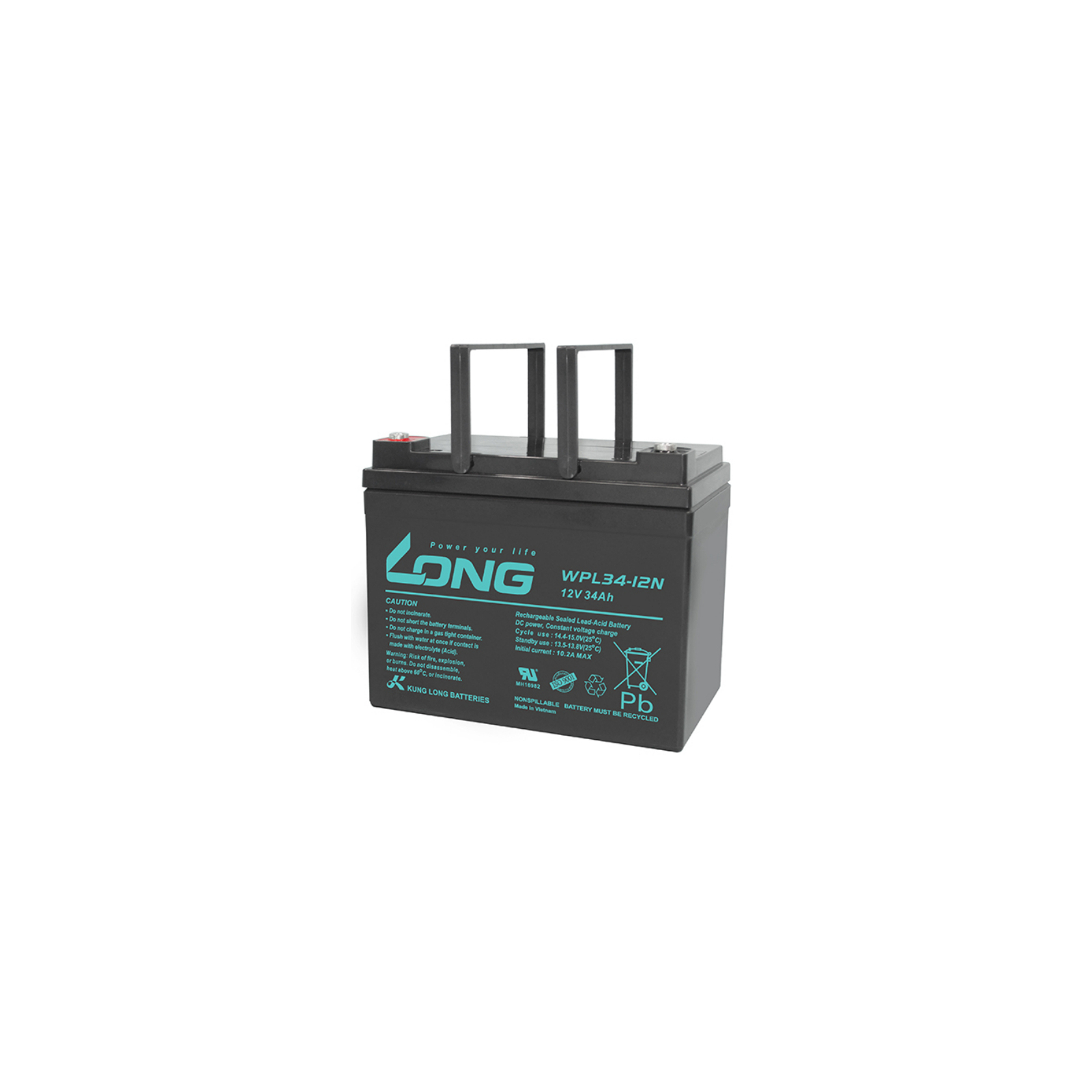 Батарея к ИБП Long 12V-34Ah, WPL34-12N (WPL34-12N)