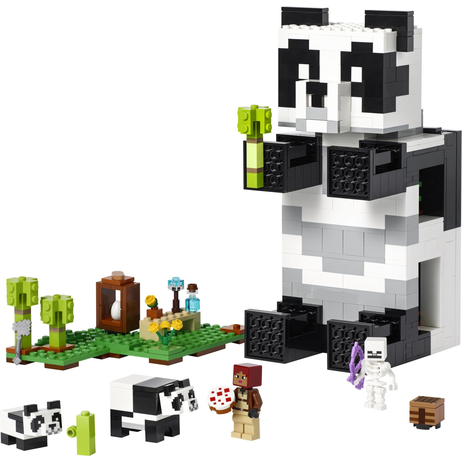 Конструктор LEGO Minecraft Апартаменты панды 553 детали (21245) изображение 2