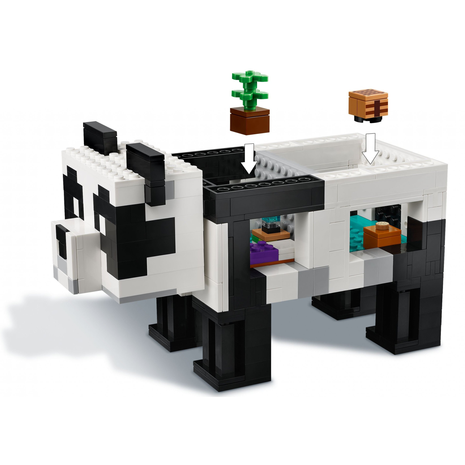 Конструктор LEGO Minecraft Помешкання панди 553 деталі (21245) зображення 5