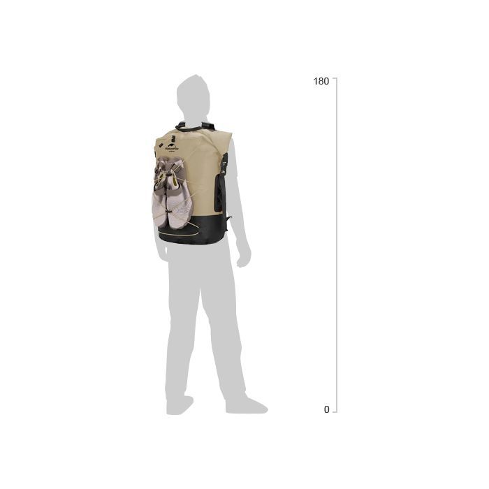 Рюкзак туристический Naturehike NH21FSB04 30л Khaki (6927595788233) изображение 2