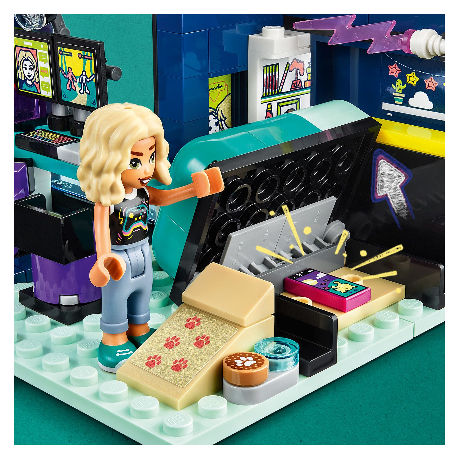 Конструктор LEGO Friends Кімната Нови 179 деталей (41755) зображення 8