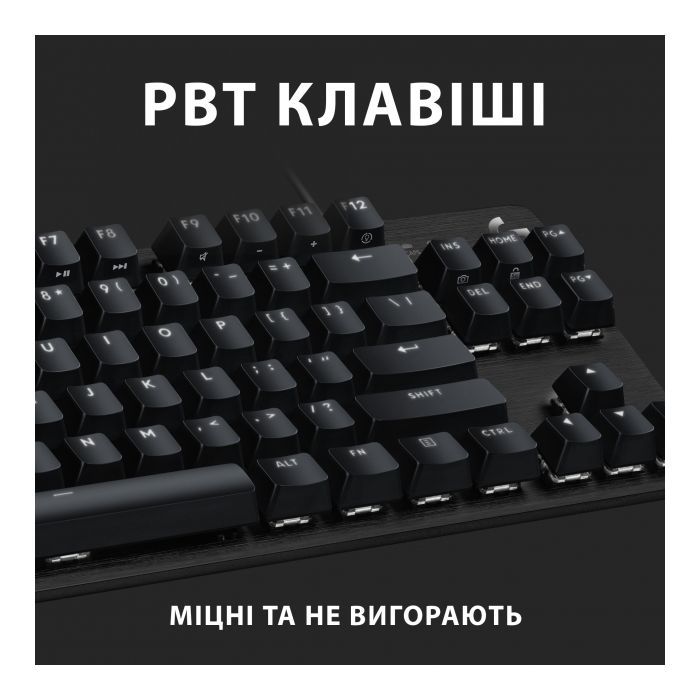 Клавиатура Logitech G413 TKL SE Mechanical Tactile Switch USB UA Black (920-010446) изображение 3