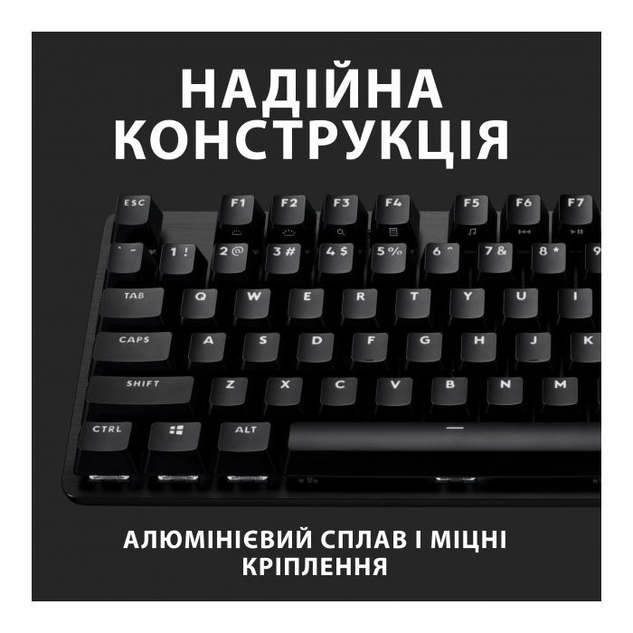 Клавиатура Logitech G413 TKL SE Mechanical Tactile Switch USB UA Black (920-010446) изображение 4