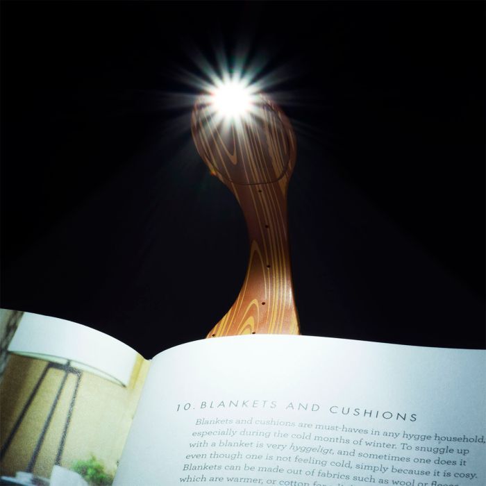 Закладки для книг Flexilight ліхтарик - Деревина (FLWO) зображення 7