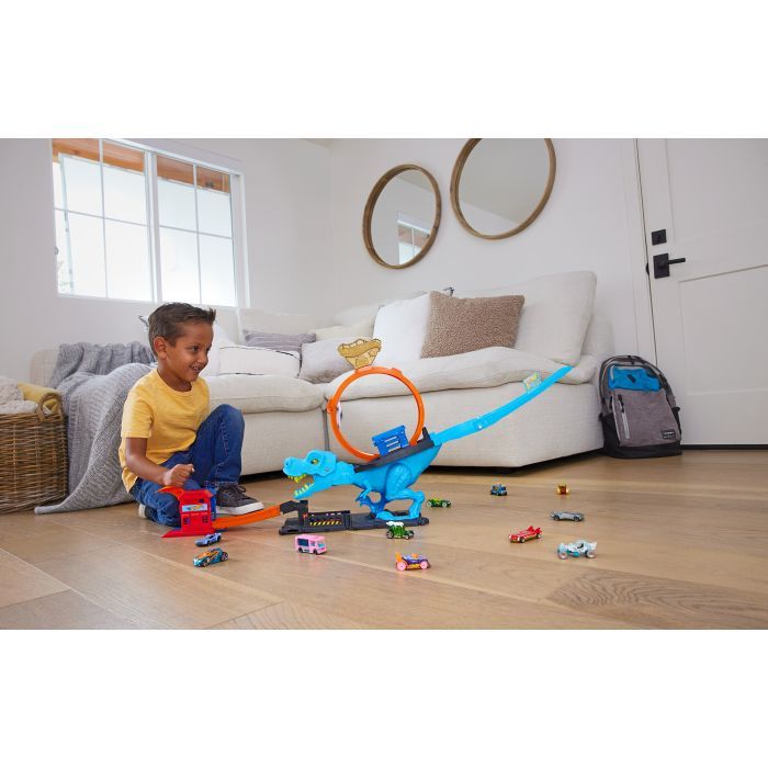 Автотрек Hot Wheels Охота Ти-Рекса (HKX42) изображение 2