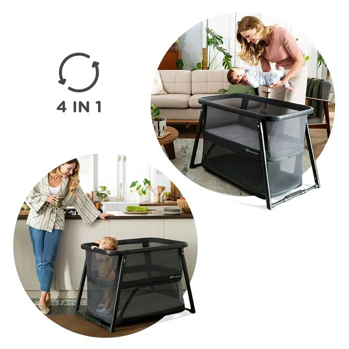 Кроватка Kinderkraft манеж 4 в 1 Sofi Plus Grey (5902533920051) изображение 6