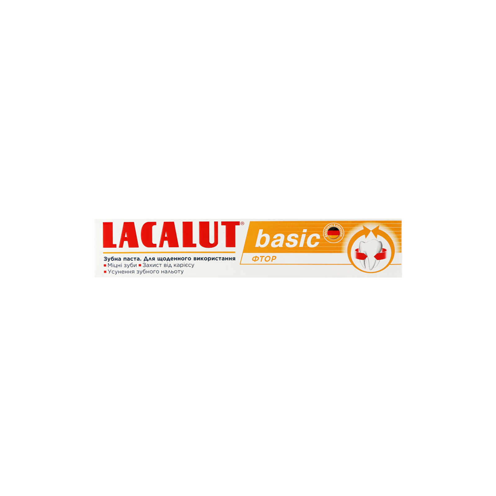 Зубна паста Lacalut Basic Фтор 75 мл (4016369693131)