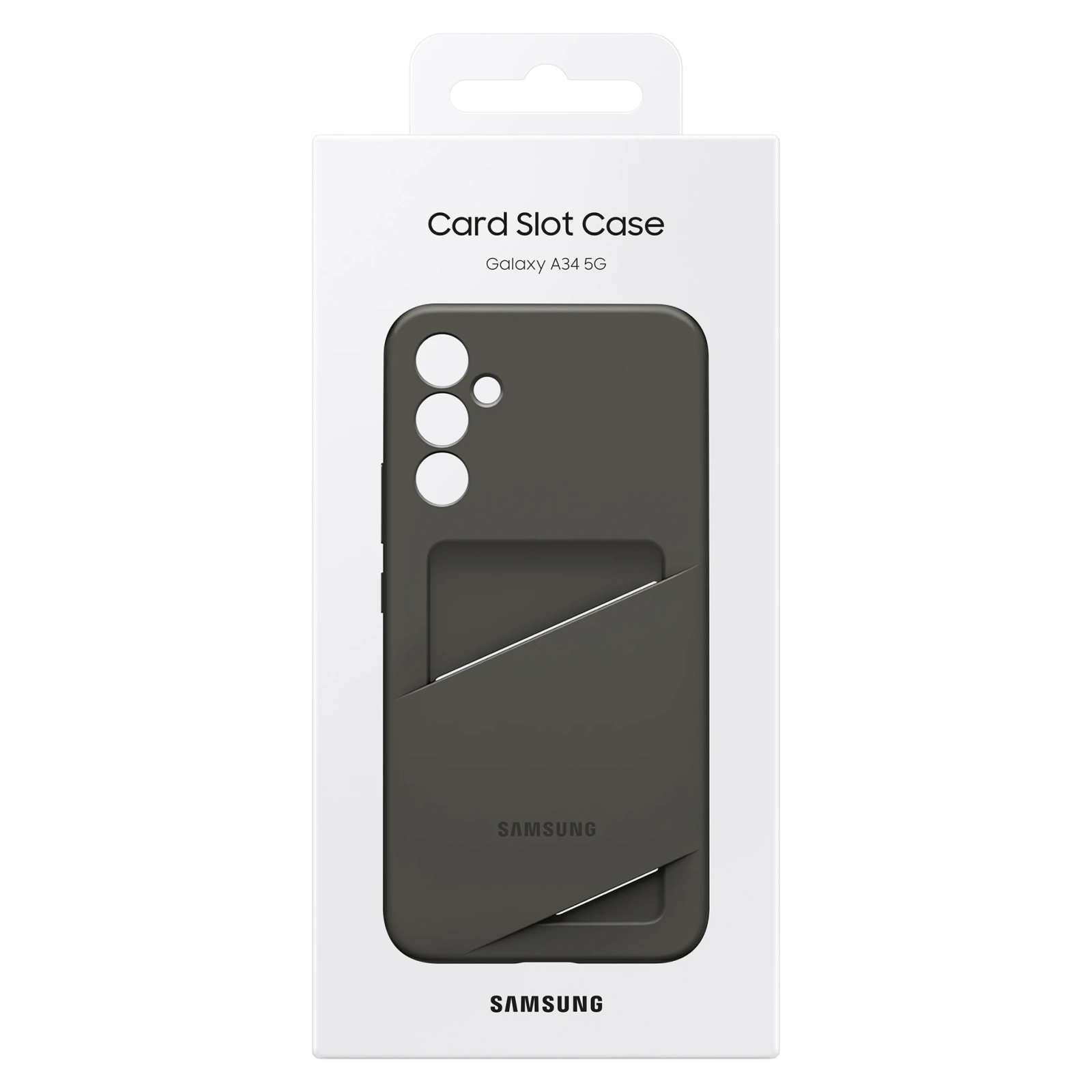 Чохол до мобільного телефона Samsung Samsung A34 Card Slot Case Black (EF-OA346TBEGRU) зображення 6