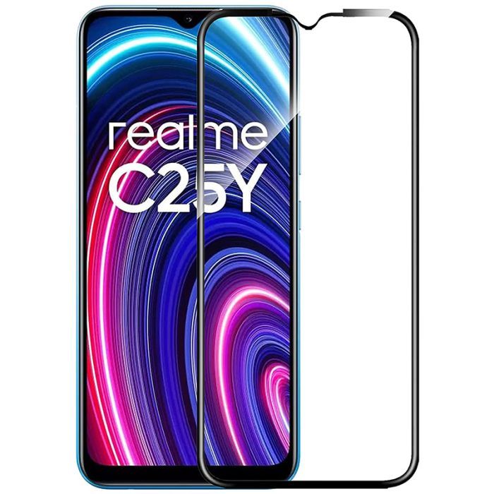 Скло захисне PowerPlant Full screen Realme C25Y (GL601223)