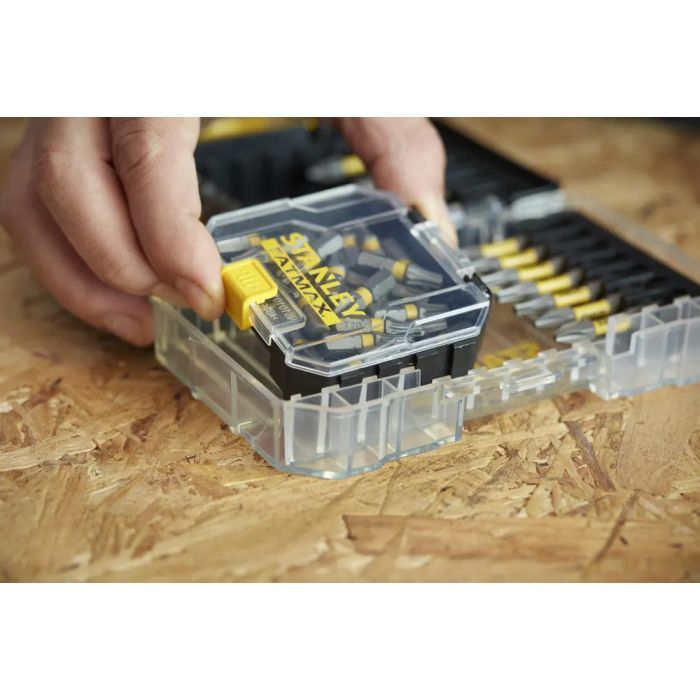 Набор бит Stanley FatMax, Pozidriv, Pz2, L= 25 мм, 20 шт, кейс (STA88568) изображение 3