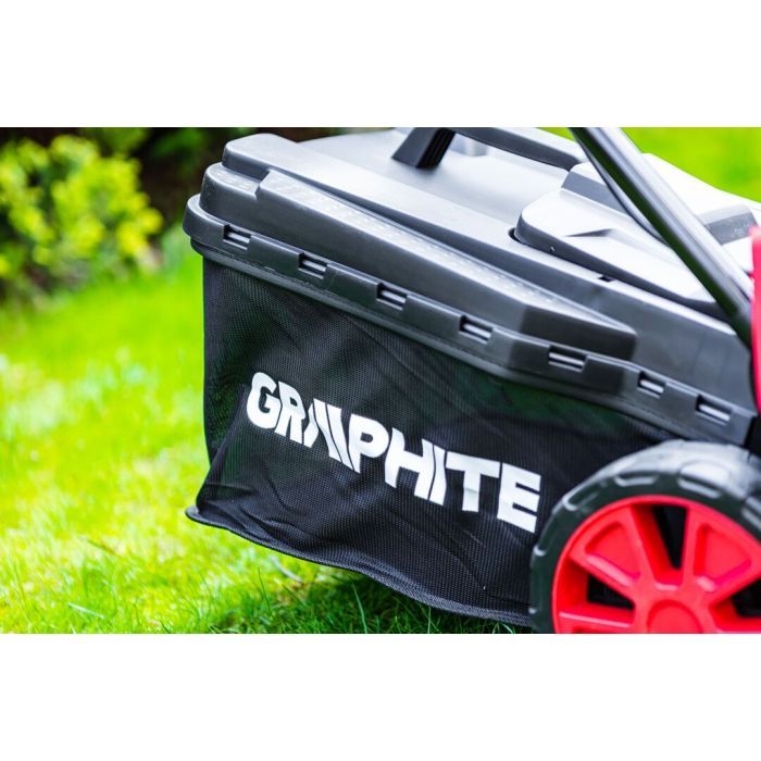 Газонокосилка Graphite 1500Вт, 36см, 35л, 20-50мм, 10.1кг (59G474) изображение 11