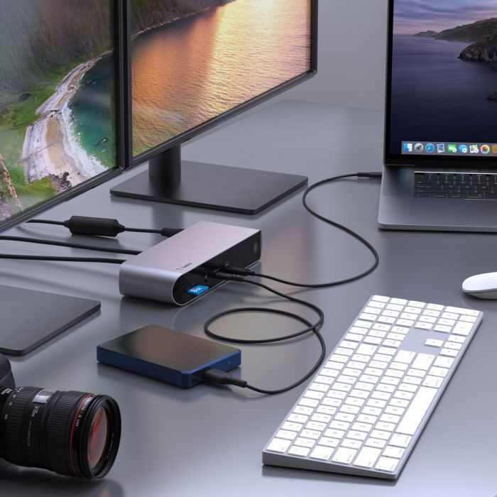 Порт-репликатор Belkin USB-C Pro Thunderbolt 4 Dock Triple Display Dock 8K (INC006VFSGY) изображение 8