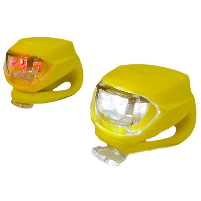 Комплект велофар Good Bike Silicone LED Green (92325Green-IS)