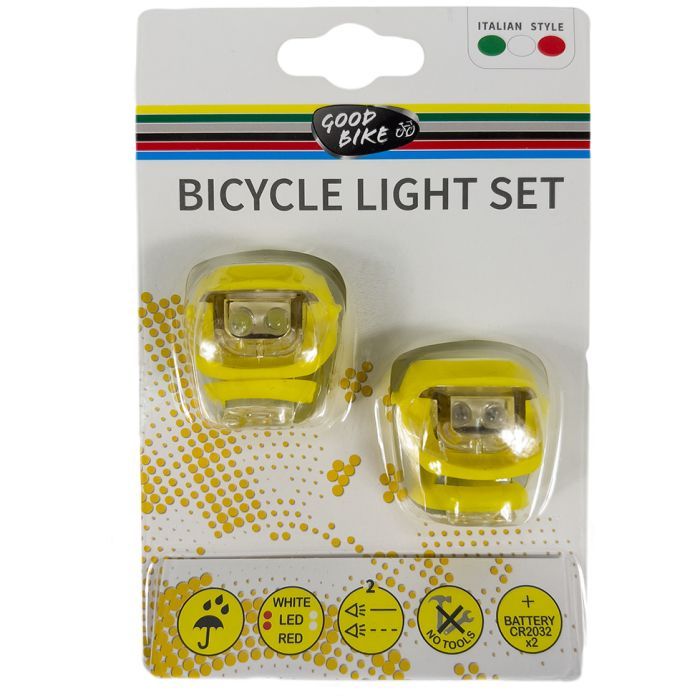 Комплект велофар Good Bike Silicone LED Green (92325Green-IS) зображення 6