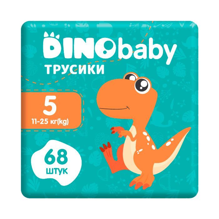 Подгузники Dino Baby Размер 5 (11-25кг) 34 шт (4823098413967)