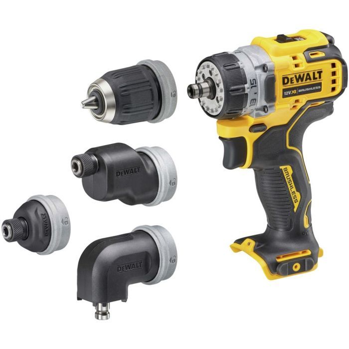 Шуруповерт DeWALT XR Li-Ion 12 В зі змінними насадками, 57.5 Нм, TSTAK (без АКБ та ЗП) (DCD703NT) зображення 2