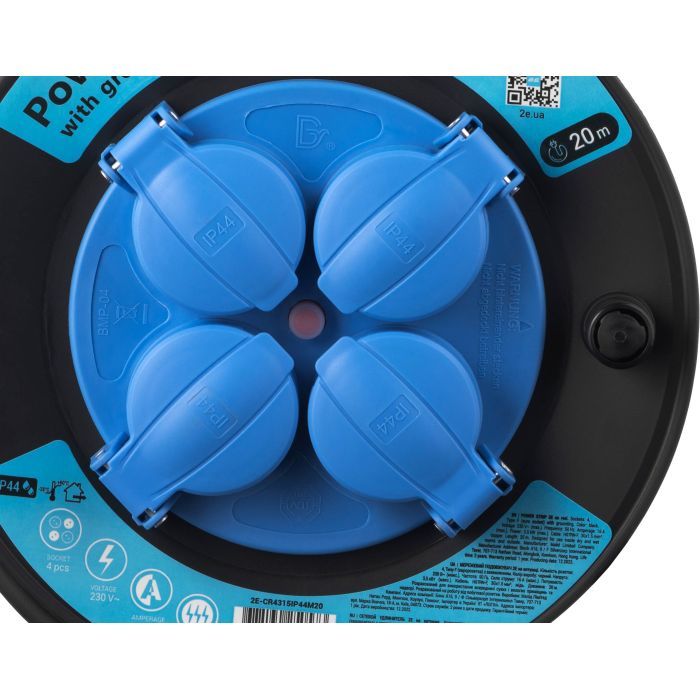 Сетевой удлинитель 2E 2E-CR4315IP44M20 изображение 4