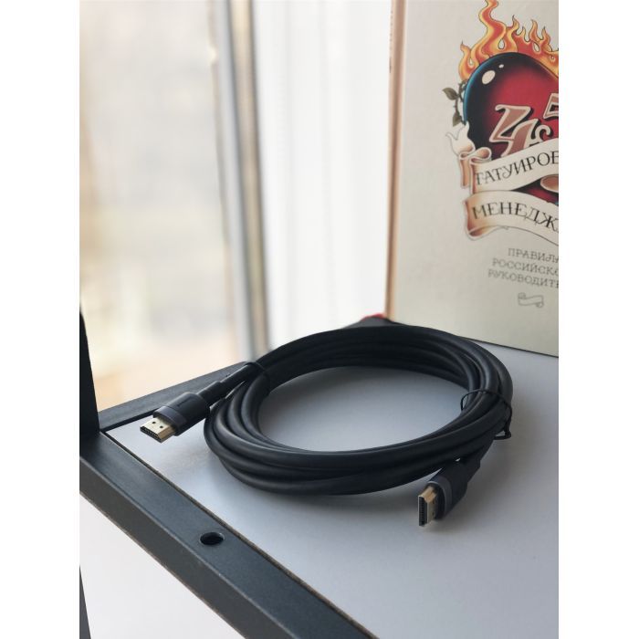 Кабель мультимедийный HDMI M to HDMI M 5.0m V2.0 Baseus (CADKLF-H01) изображение 2
