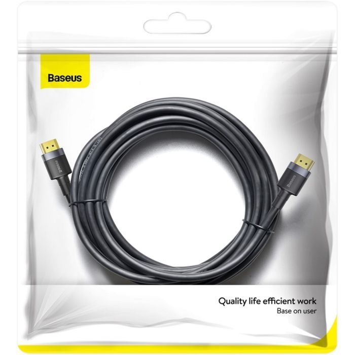 Кабель мультимедийный HDMI M to HDMI M 5.0m V2.0 Baseus (CADKLF-H01) изображение 9