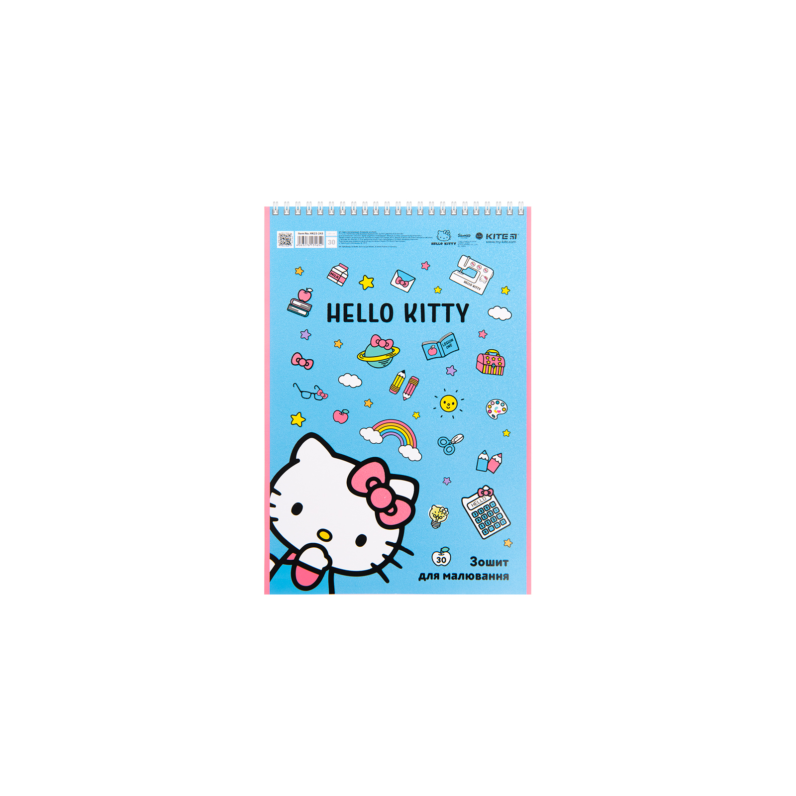 Альбом для рисования Kite Hello Kitty, 30 листов (HK23-243) изображение 5