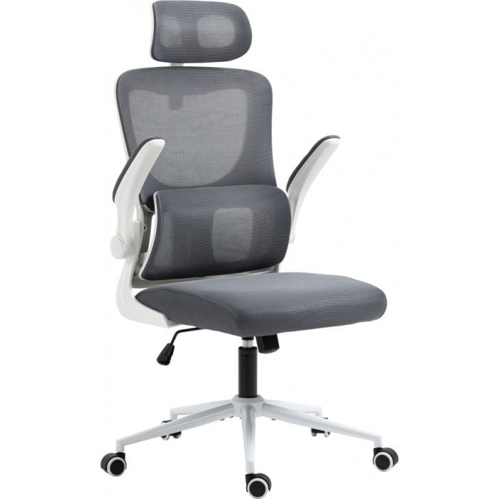 Офисное кресло GT Racer X-5728 White/Gray изображение 2