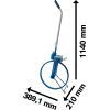 Рулетка Bosch Professional курвиметр GWM 40 D колеса (объем) 389.1мм (1.22м) (0.601.074.100) изображение 6