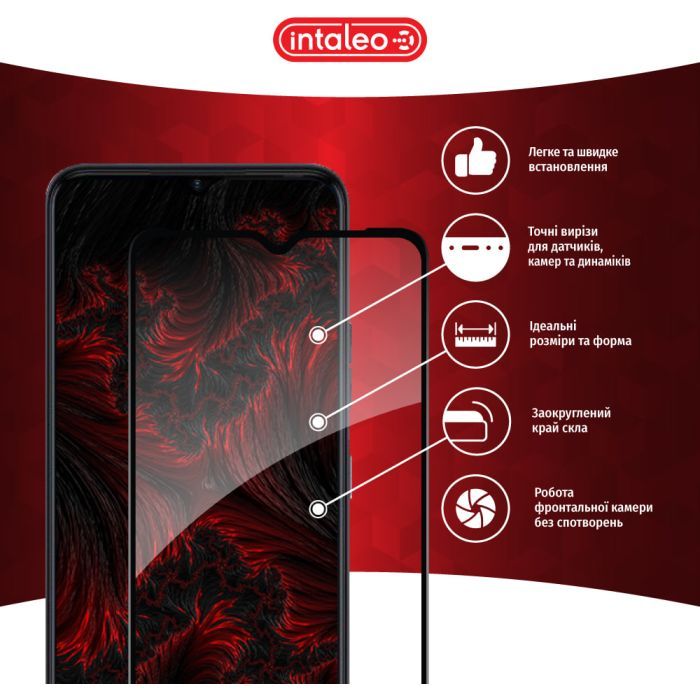 Скло захисне Intaleo Full Glue Tecno Spark 10 (1283126580611) зображення 3
