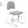 Школьный стул FunDesk Grey (SST3D) изображение 7