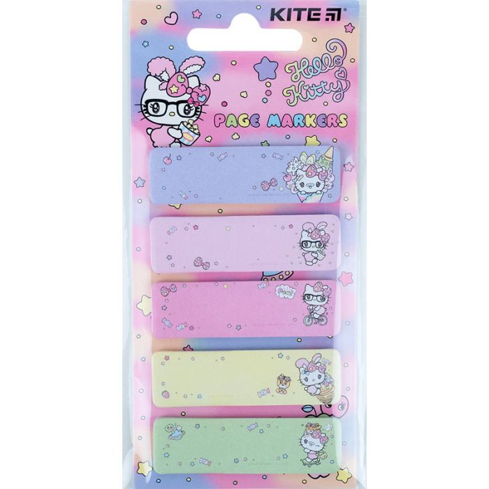 Стікер-закладка Kite паперова з малюнком Hello Kitty 100 шт, 5х20 шт (HK23-480) зображення 2