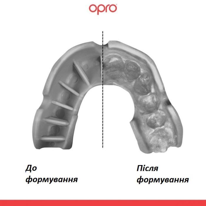 Капа Opro Silver дитяча (вік до 11) Clear (art.102503006) (Silver_JR_Clear) изображение 4