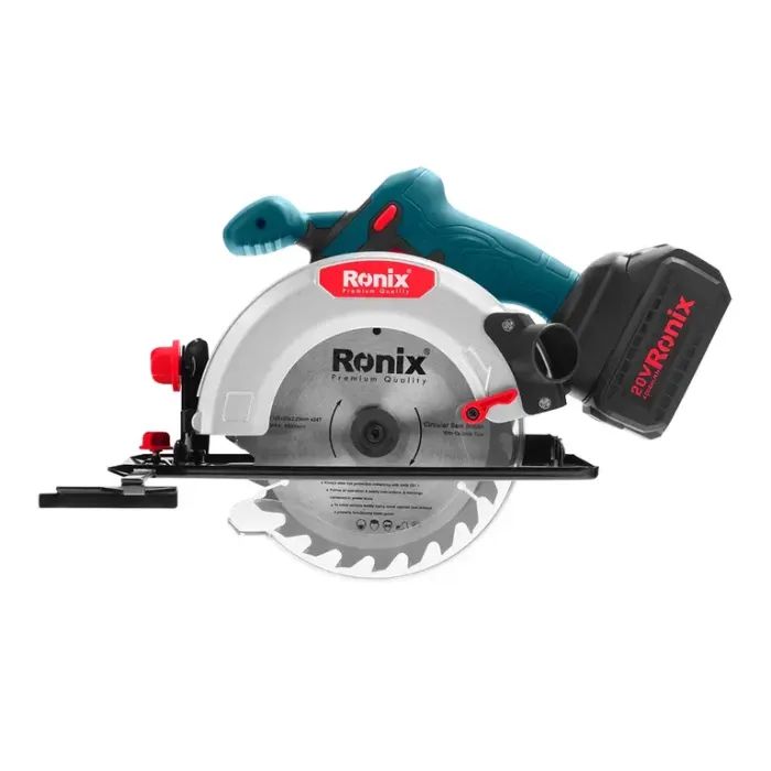 Дисковая пила Ronix циркулярная 20Вт, 165мм, 4Ah x 2 (8609)