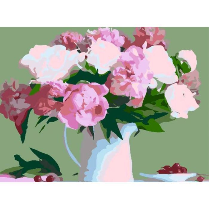 Картина по номерам Rosa Start Цветы 2.73 35 х 45 см (4823098519485)