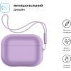 Чехол для наушников Armorstandart Silicone Case with straps для Apple Airpods Pro 2 Pink Purple (ARM68613) изображение 2