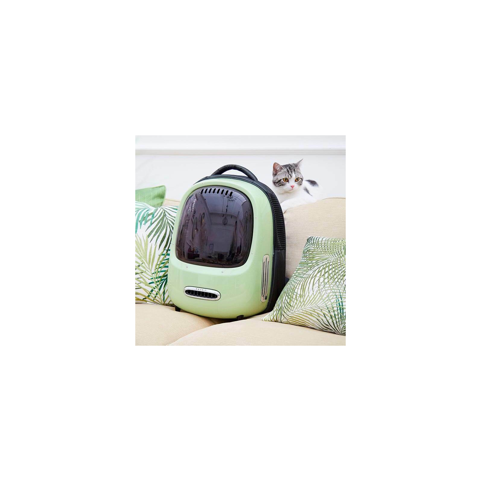 Переноска для тварин Petkit Breezy2 Smart Cat Carrier Green (720114) зображення 3