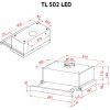 Вытяжка кухонная Perfelli TL 502 WH LED изображение 12