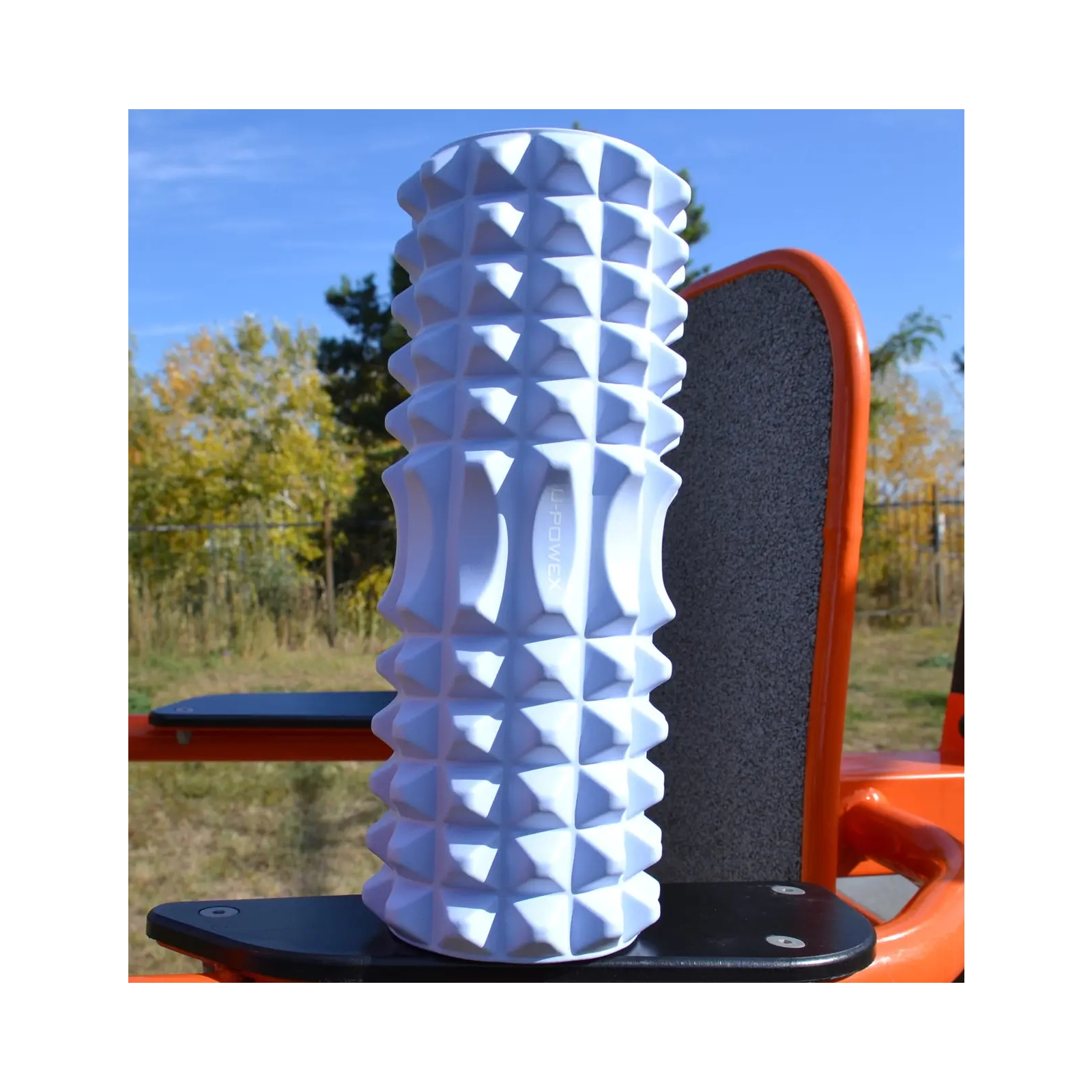 Масажный ролик U-Powex UP_1010 EVA foam roller 33x14см Type 2 Blue (UP_1010_T2_Blue) изображение 6