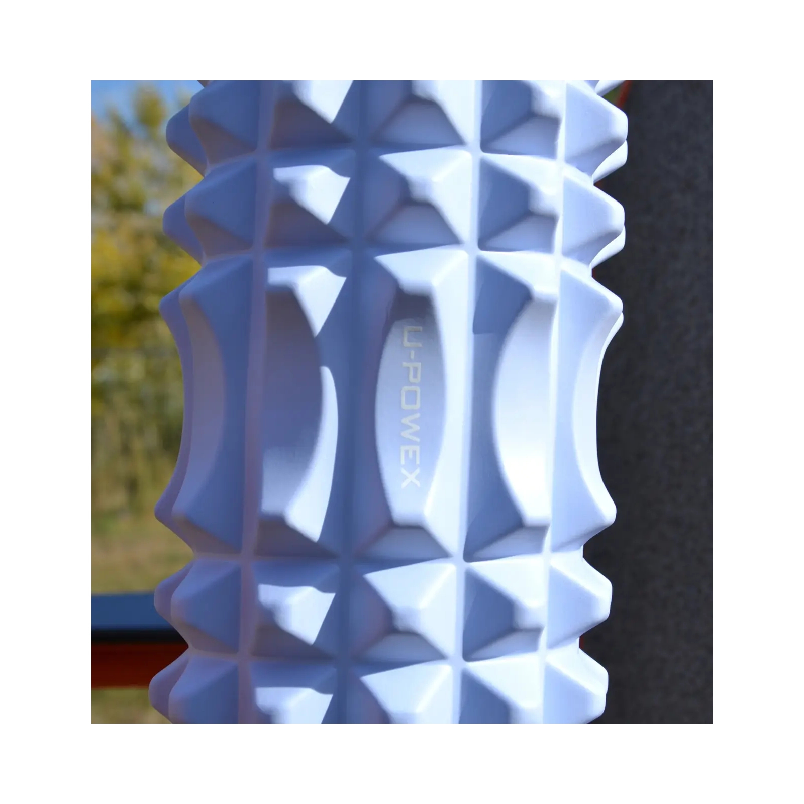 Масажний ролик U-Powex UP_1010 EVA foam roller 33x14см Type 2 Blue (UP_1010_T2_Blue) зображення 8