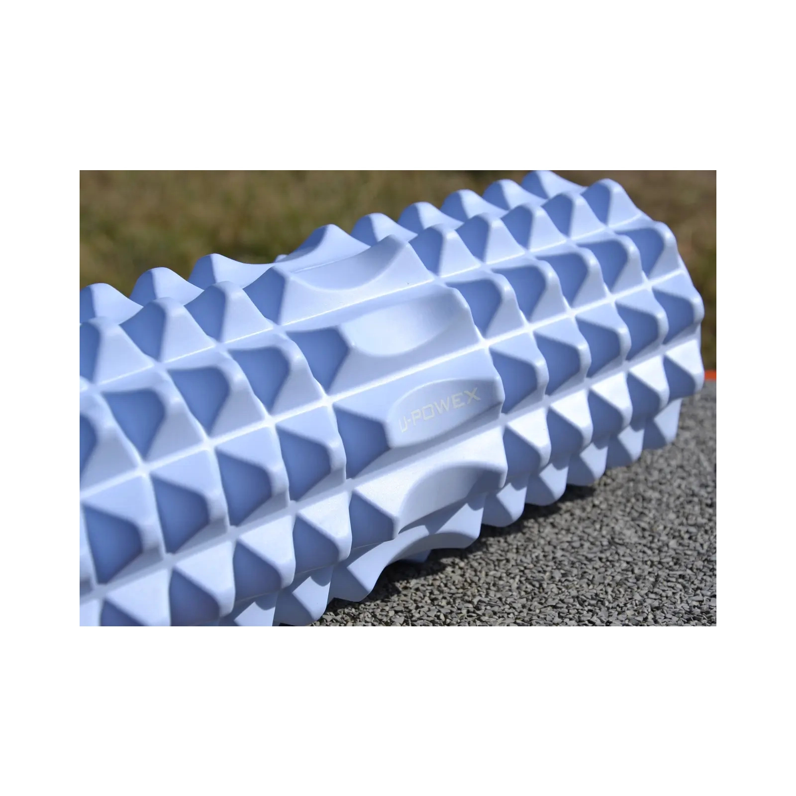 Масажний ролик U-Powex UP_1010 EVA foam roller 33x14см Type 2 Blue (UP_1010_T2_Blue) зображення 9