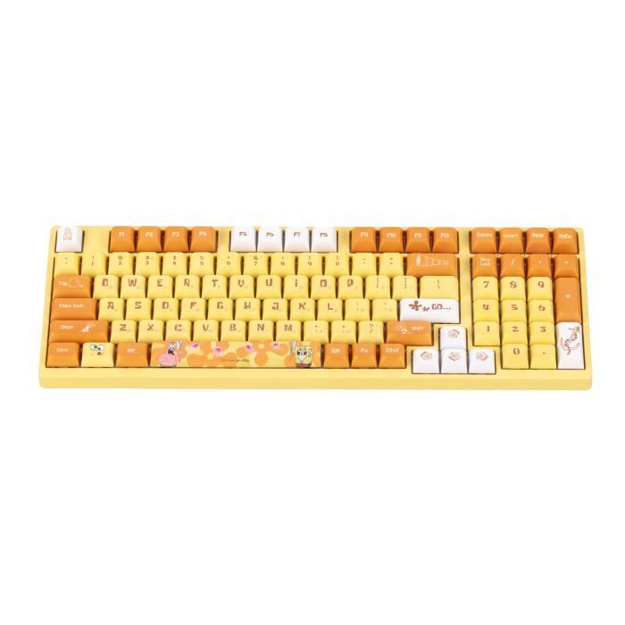 Клавиатура Akko 3098S Sponge Bob 98Key CS Sponge Hot-swappable USB UA RGB Yellow (6925758613880) изображение 5